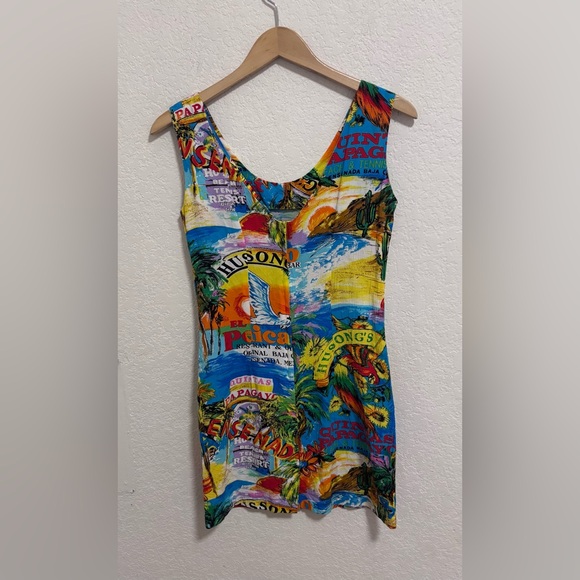 Jams world vintage Mexico themed mini dress - Picture 4 of 8